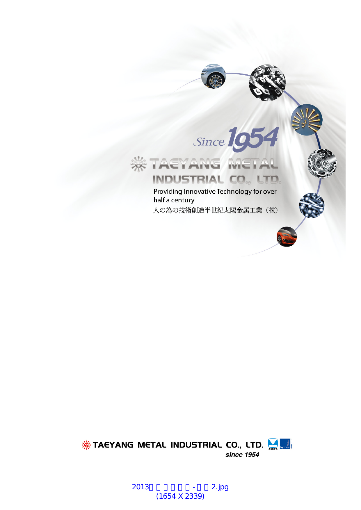 TAEYANG METAL INDUSTRIAL 会社案内（株式会社TAEYANG METAL INDUSTRIAL CO., LTD.）の